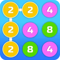 2-4-8 : link identical numbers
